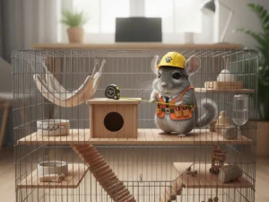 Chinchilla Cage Setup: Safe Materials & Accessories