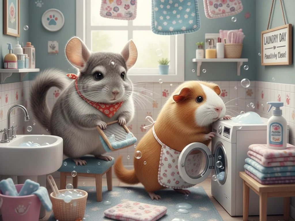 chinchillaguineapiglaundry
